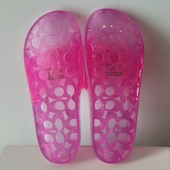 $78 *NEW* COACH Ulyssa Pool Slides Sizes 8 & 9 - Picture 5 of 10